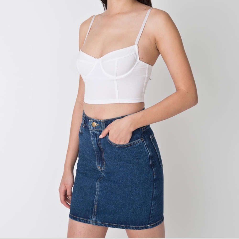American Apparel denim pencil skirt